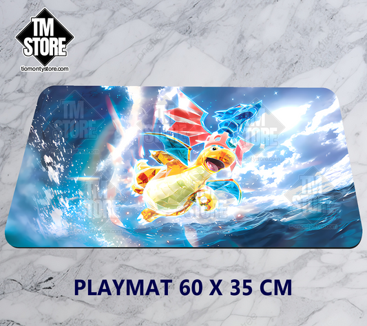 Playmat Pokémon - Dragonite Obsidian Flames Booster Art