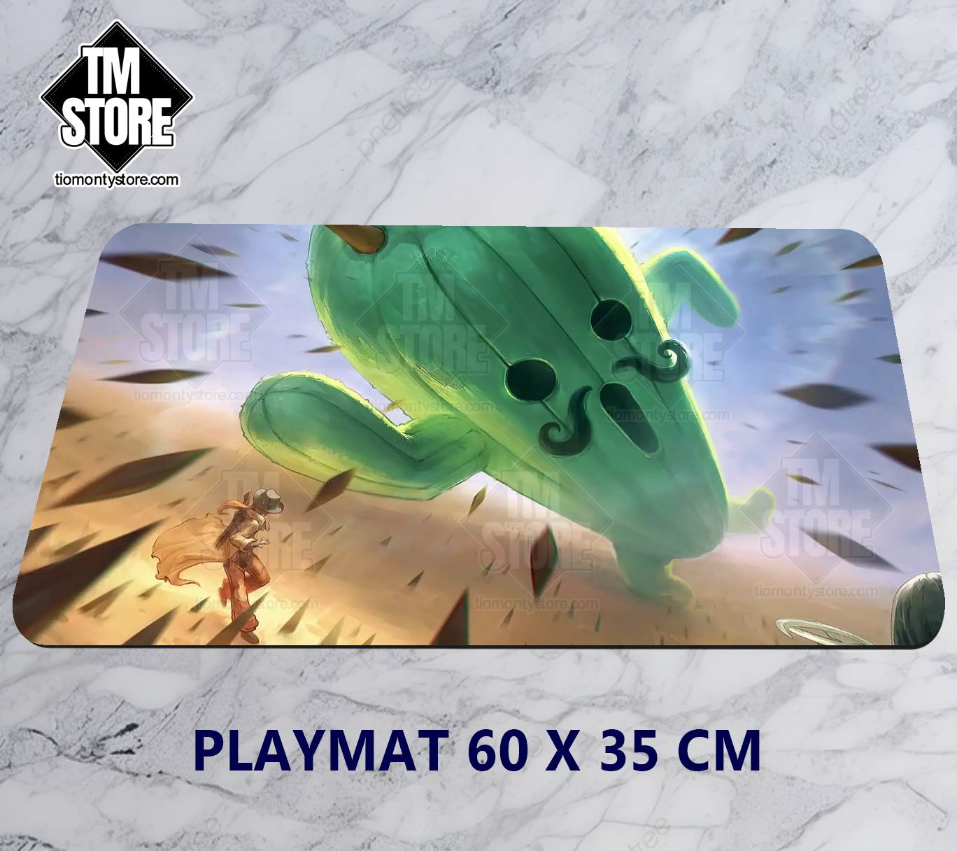 Playmat MTG - FF x MTG Jumbo Cactuar