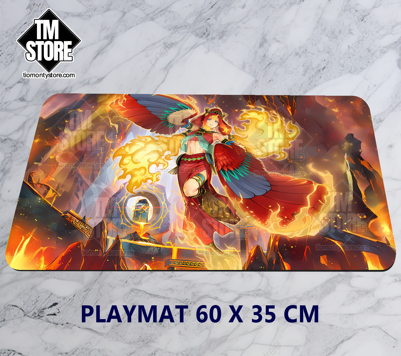 Playmat Yu-Gi-Oh - Fire King Courtier Ulcanix