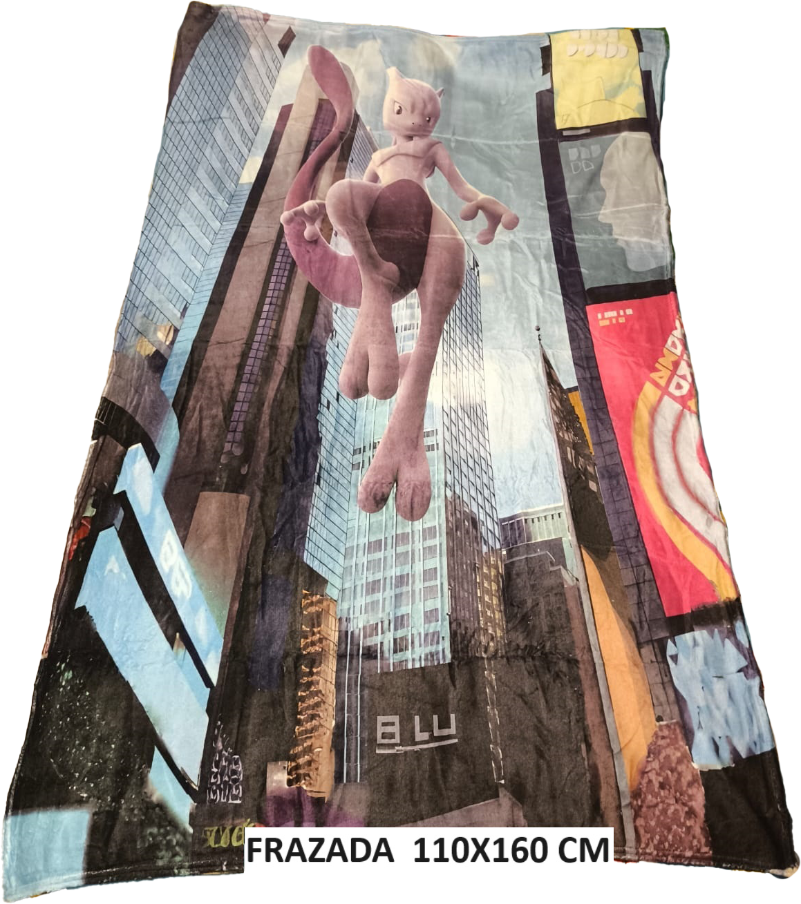 Mewtwo V AA Pokemon TCG Traveling Blanket