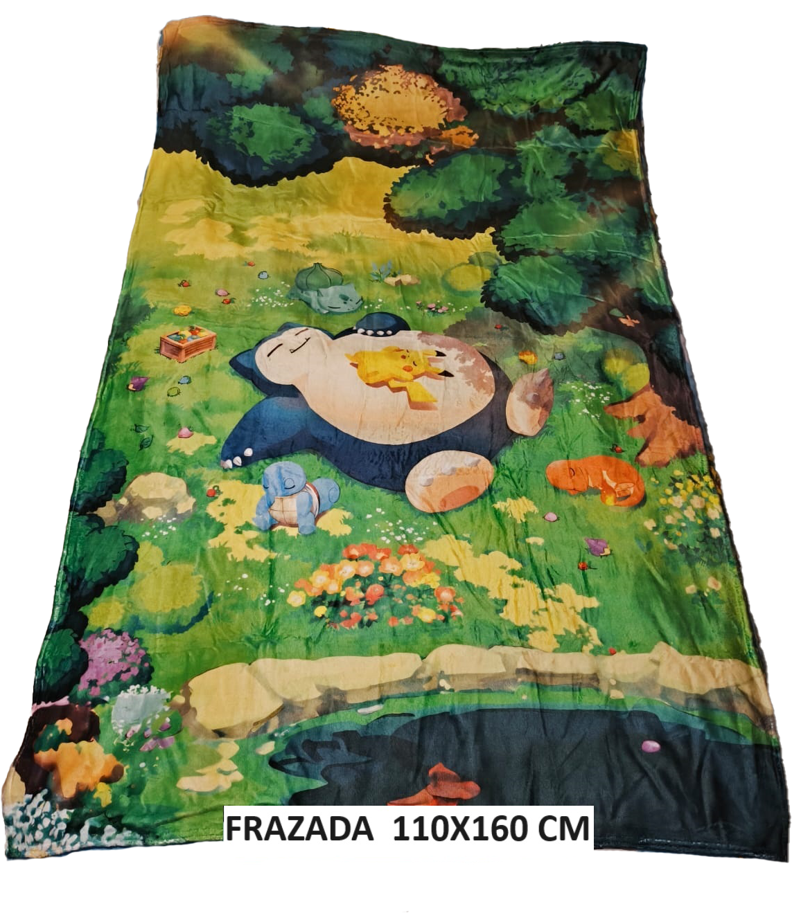 Frazada Viajera Snorlax Pokemon Sleep