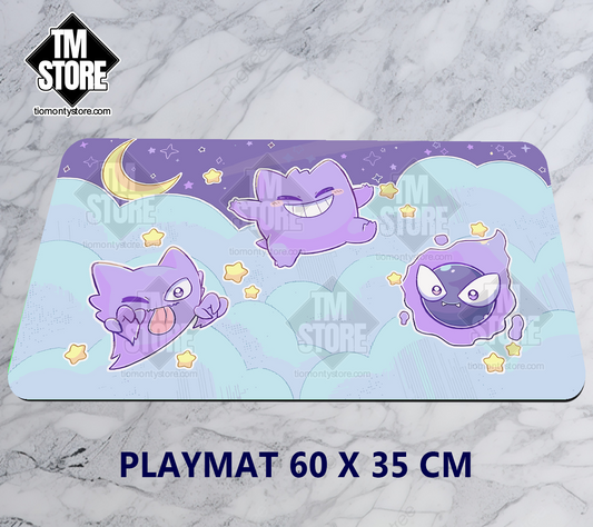 Playmat Pokémon Gastly Evolution Line Cute