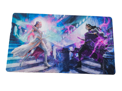 Playmat bordes cosidos MTG - FRA Liliana the Faultless vs Liliana the Repentant