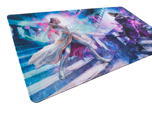 Playmat bordes cosidos MTG - FRA Liliana the Faultless vs Liliana the Repentant