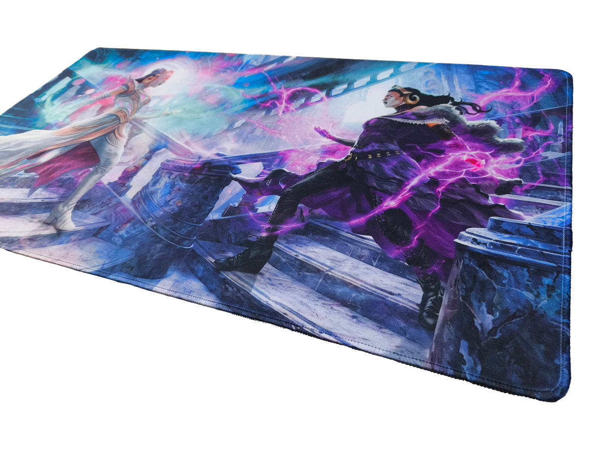 Playmat bordes cosidos MTG - FRA Liliana the Faultless vs Liliana the Repentant