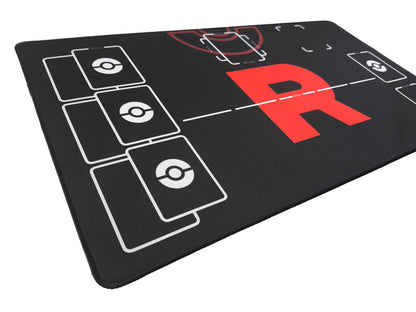 Playmat bordes cosidos Pokemon - Team Rocket