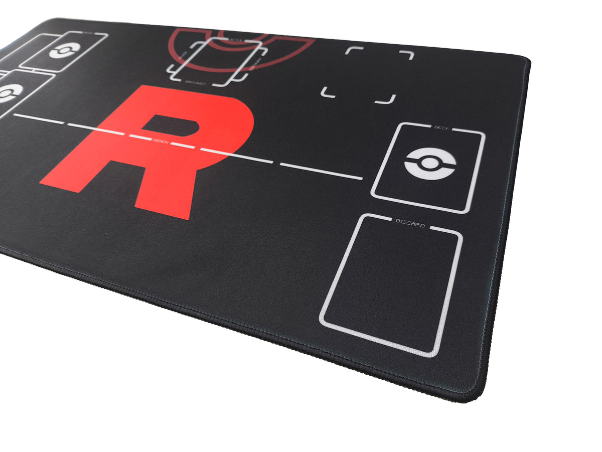 Playmat bordes cosidos Pokemon - Team Rocket