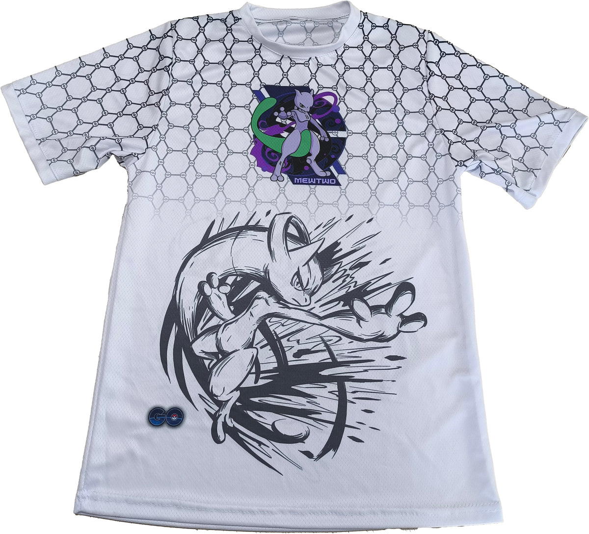 Jersey Pokemon - Go Fest 2026 Mega Mewtwo Blanco