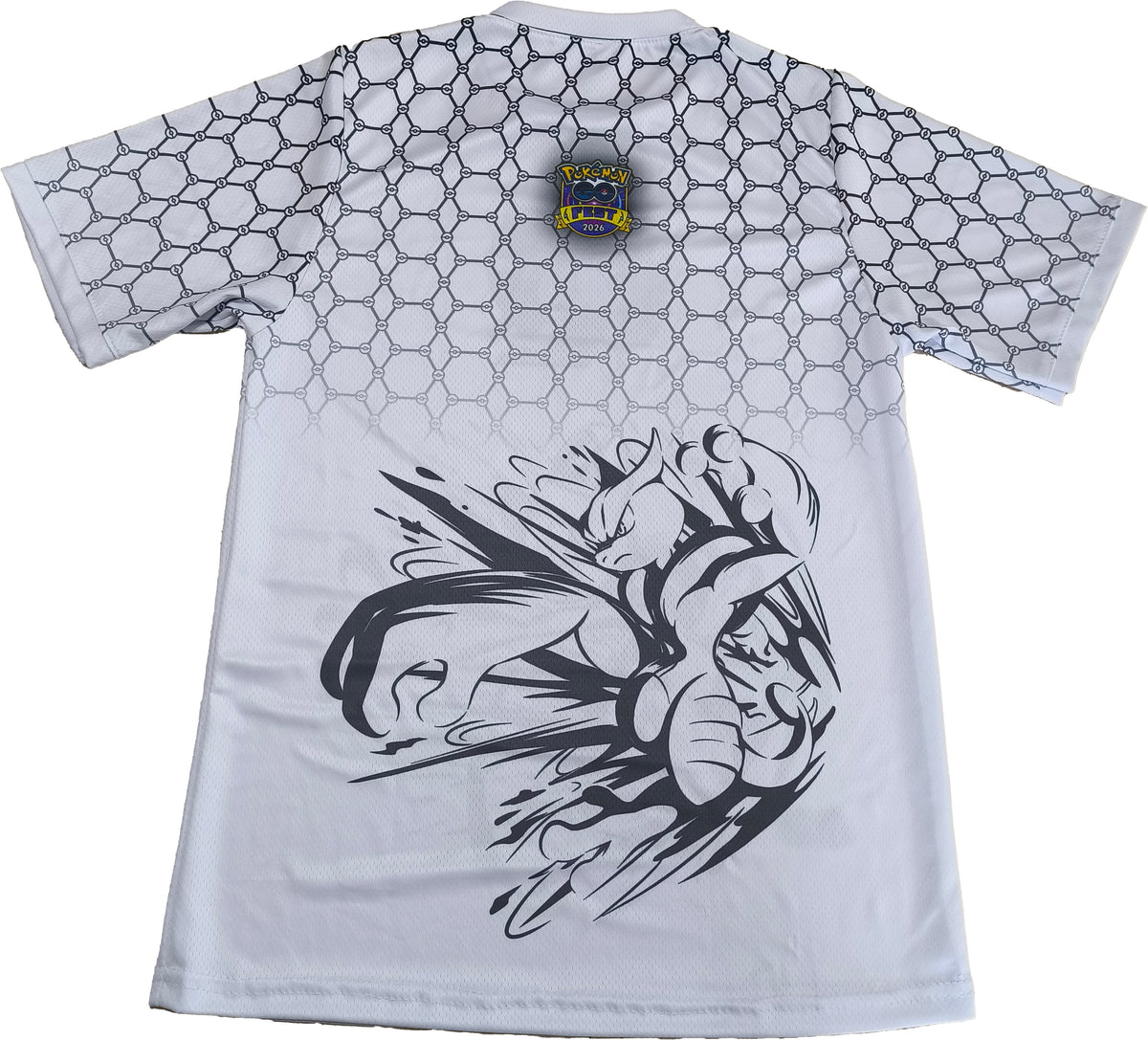 Jersey Pokemon - Go Fest 2026 Mega Mewtwo Blanco