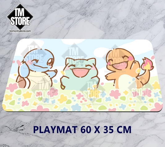 Playmat Pokémon Kanto Starters