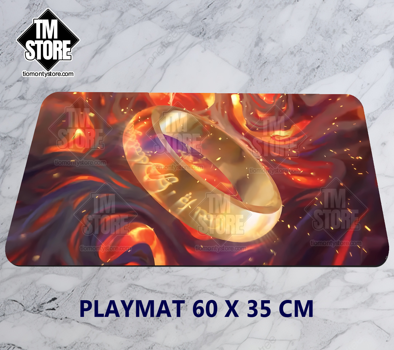 Playmat MTG - LOTR The One Ring (Extended Art) Op.2