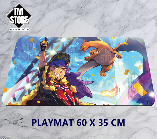 Pokémon Leon &amp; Charizard Playmat