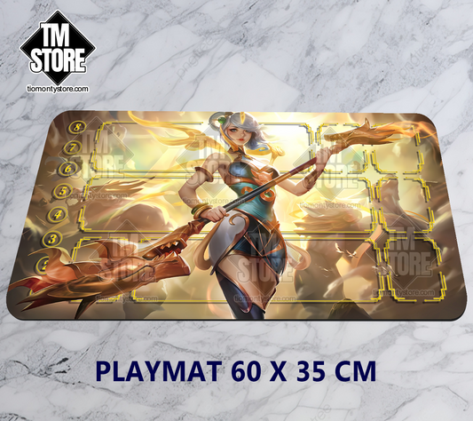 Playmat Riftbound LoL- Lux Emperatriz Lunar