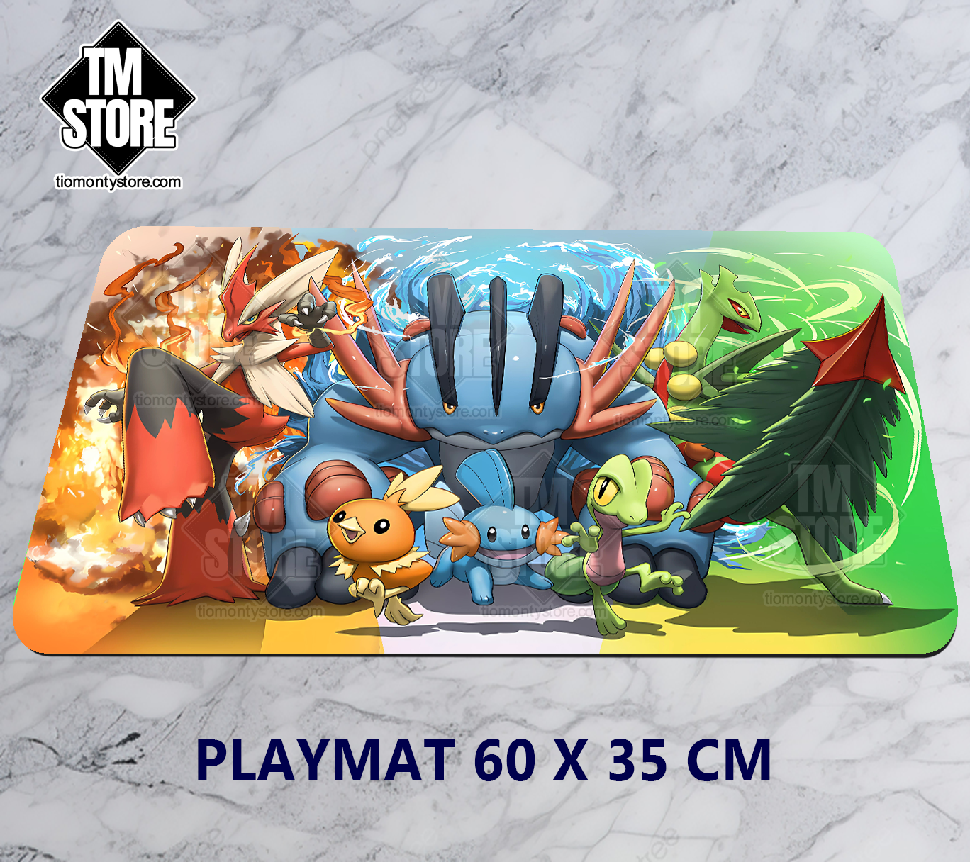 Playmat Pokémon Mega Starters Hoen