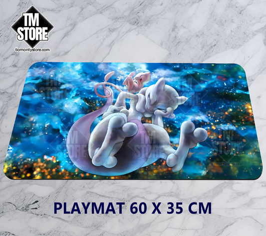 Pokémon Mewtwo &amp; Mew GX Playmat