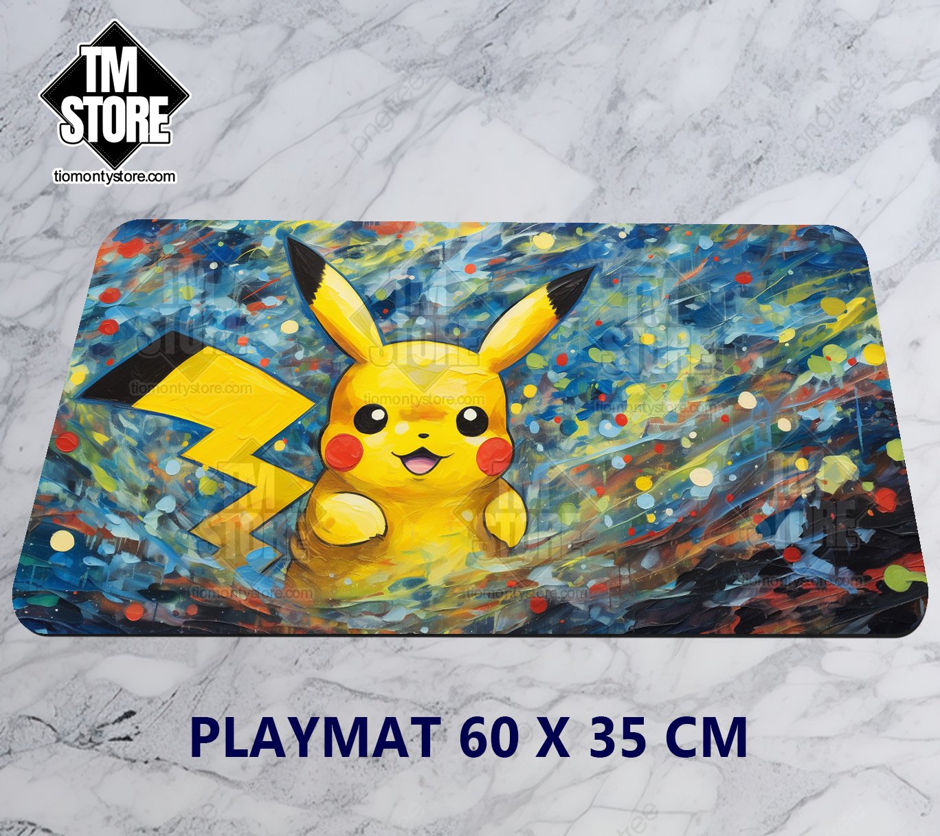 Playmat Pokémon Pikachu Limited Edition Paint