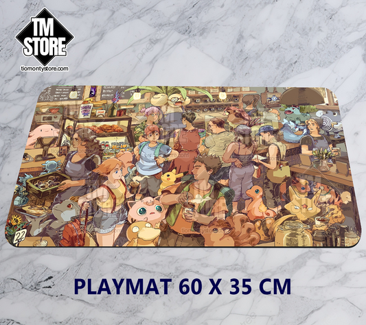 Pokémon Playmat - Pokemon Cafe