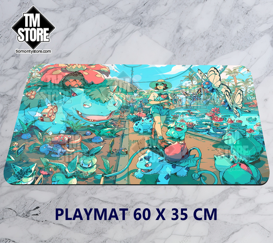 Pokémon Playmat - Pokemon Grass Area