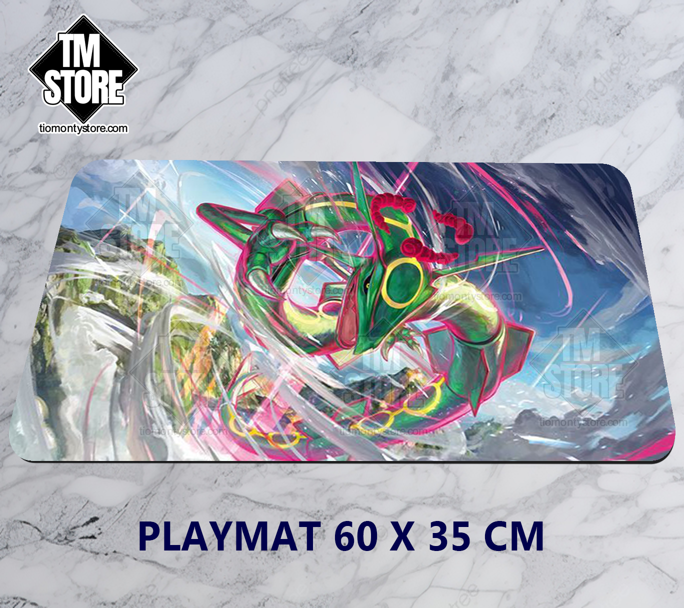Playmat Pokémon Rayquaza Dinamax Evolving Skies Booster Art