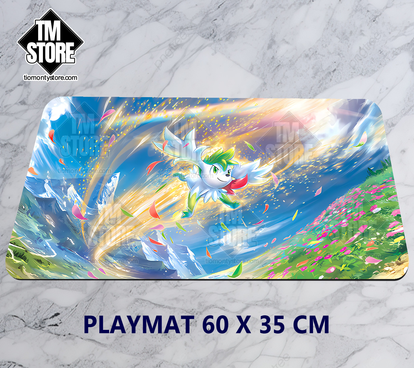 Playmat Pokémon Shaymin Brilliant Stars Booster Art