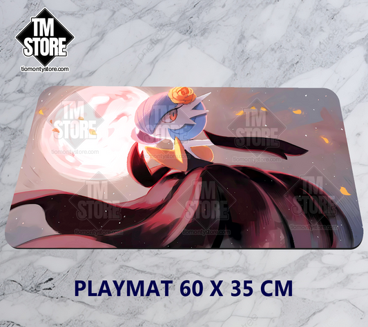 Pokémon Playmat - Shiny Mega Gardevoir Under a Full Moon
