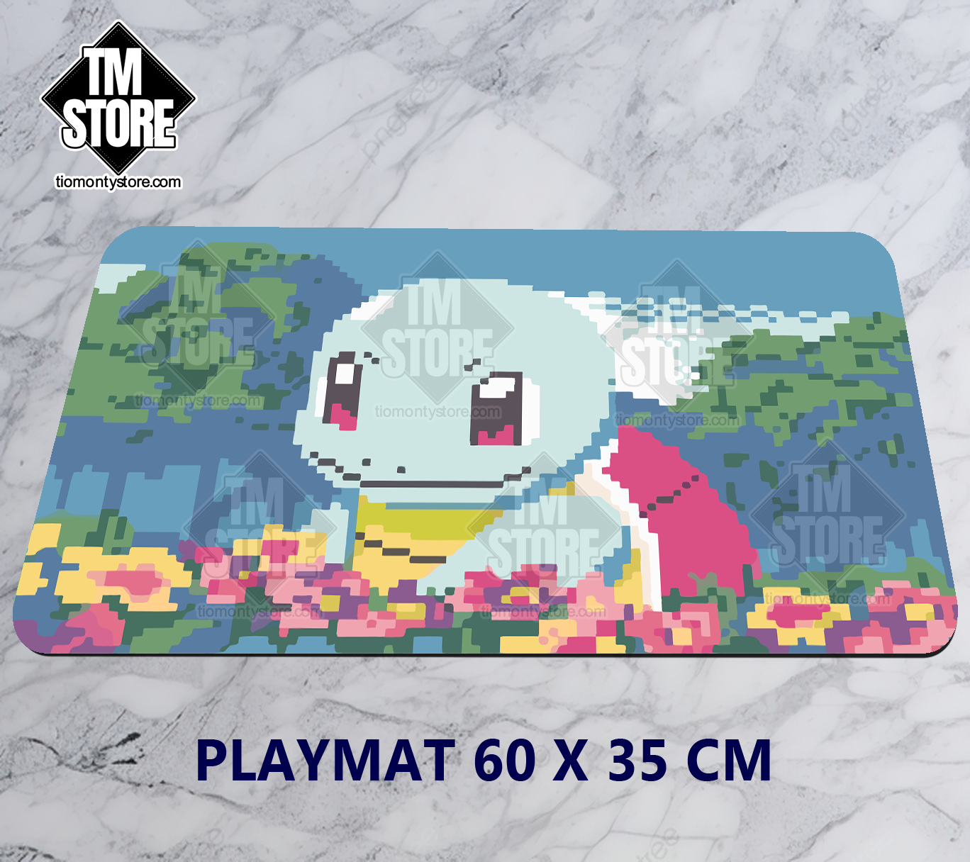 Playmat Pokémon Squitle Pixel Art