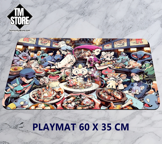 Pokémon Playmat - Team Rocket's Restaurant