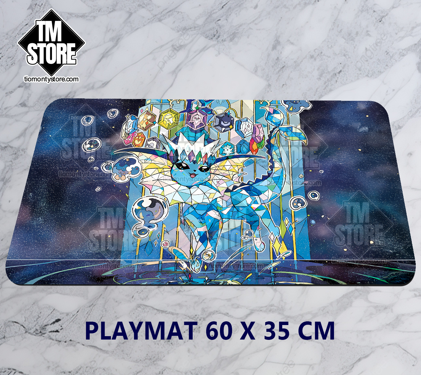 Pokémon Playmat - Vaporeon EX AA ​​Prismatic
