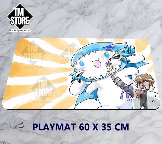 Playmat Yu-Gi-Oh Yugioh x Sanrio Blue Eyes Withe Dragon