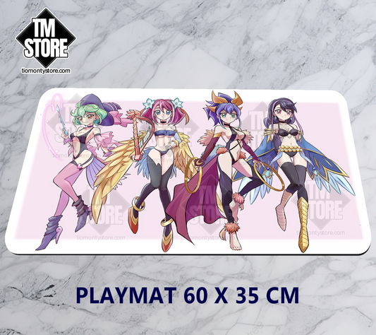 Playmat Yu-Gi-Oh Anime Girls