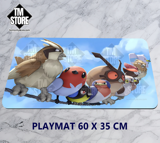 Pokémon Birds on the Wire Playmat
