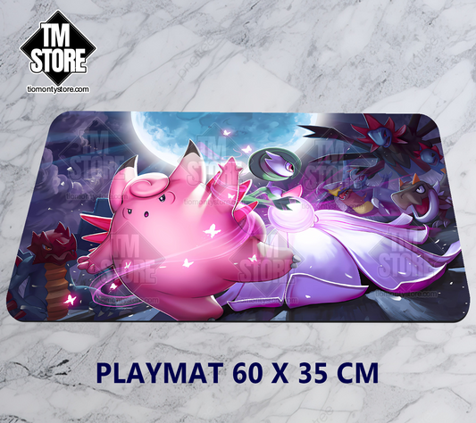 Pokémon Dragonslayers Clefable &amp; Gardevoir Playmat
