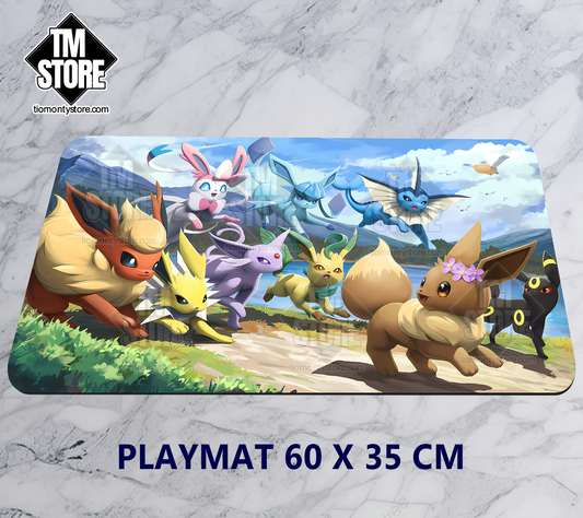 Playmat Pokémon Eevee and Friends