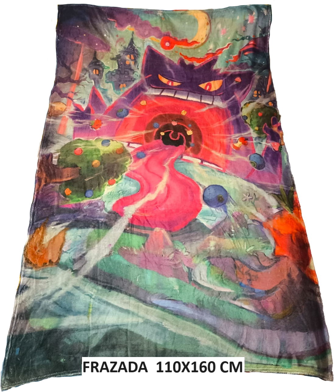 Gengar Vmax AA Pokemon TCG Traveling Blanket