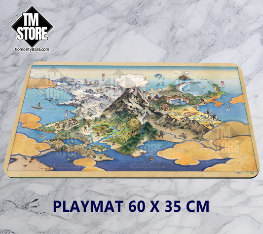 Pokémon Hisui Map Playmat