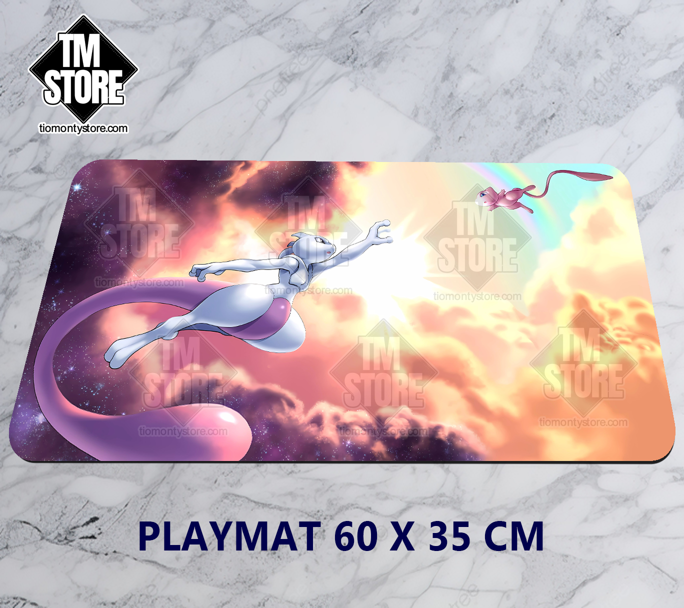 Playmat Pokémon Mew & Mewtwo