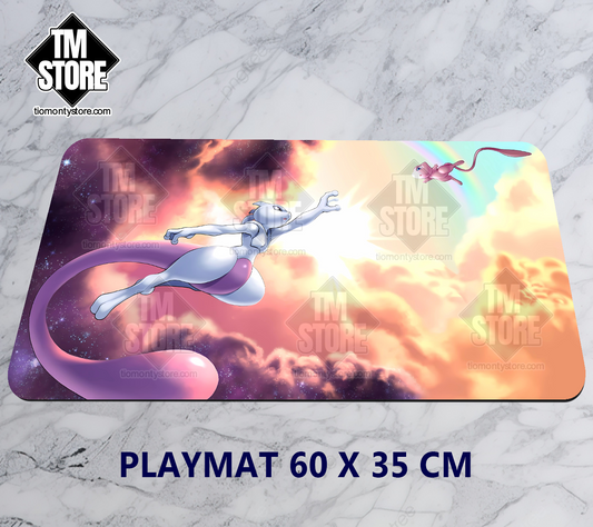 Pokémon Mew &amp; Mewtwo Playmat