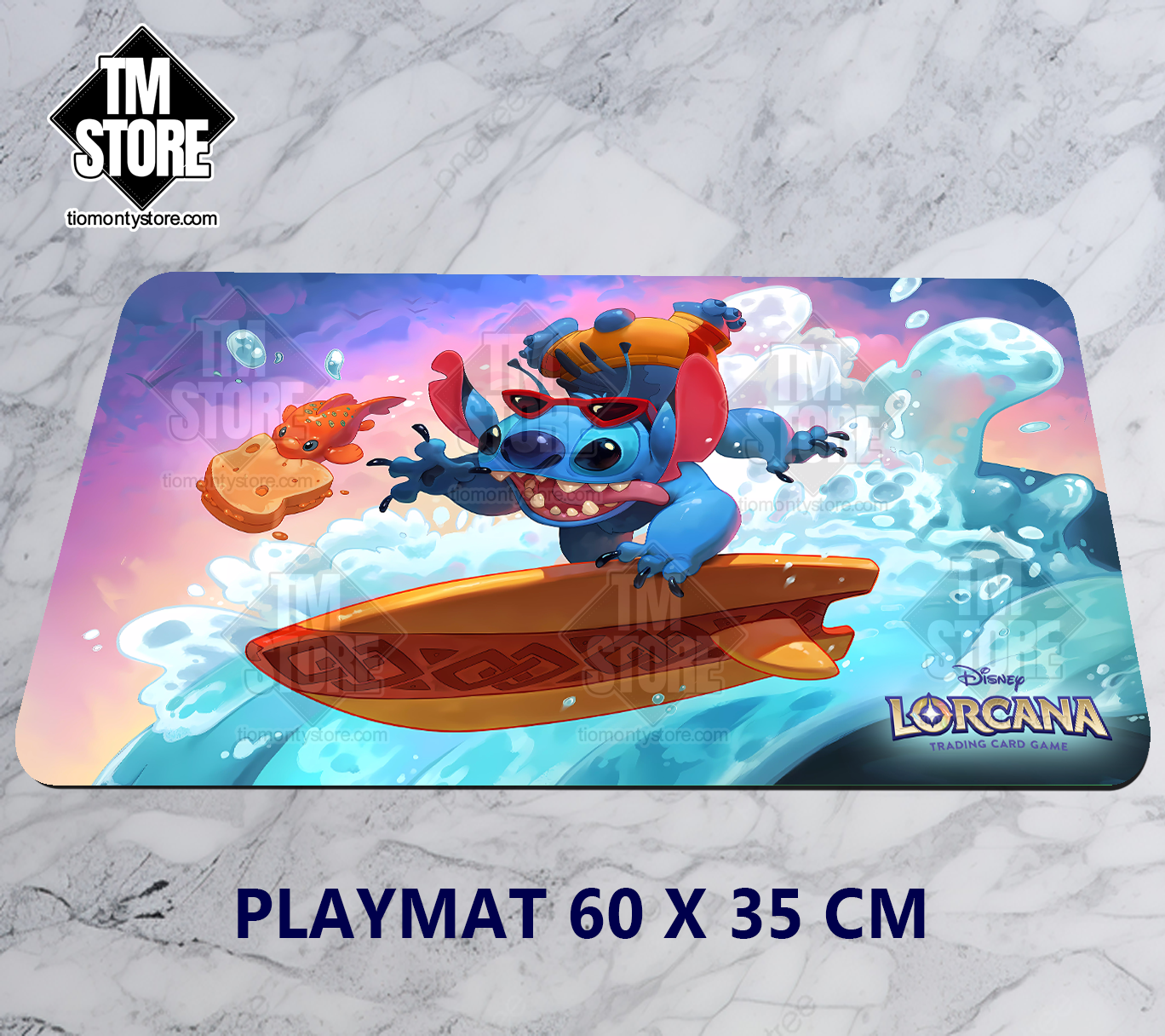 Playmat Lorcana Stitch Carefree Surfer Enchanted – TM Store