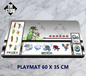 Playmat Pokemon - Pokemon GBA Pixel Art Trainer N B&W Exclusive TM Store