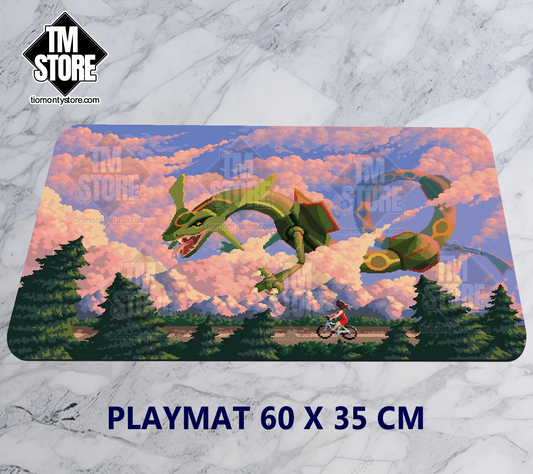 Playmat Pokémon Rayquaza Pixel